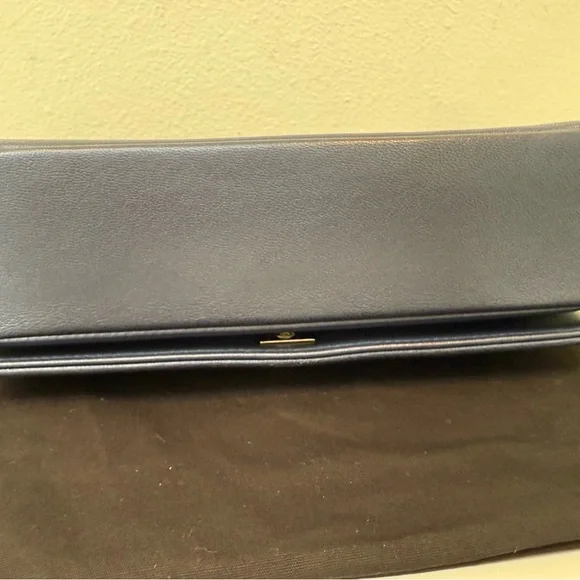 CHANEL Sheepskin Quilted Small Dark Navy Mademoiselle Double Flap Bag - Picture 7 of 14